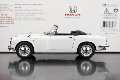 AutoArt Honda 1966 S800 White 1:18 – Keräilyvalittu pienoismalli