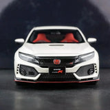 AutoArt Honda 2017 Civic Type-R FK8 White First Release 1:18 – Collectible Diecast Model Die-Cast