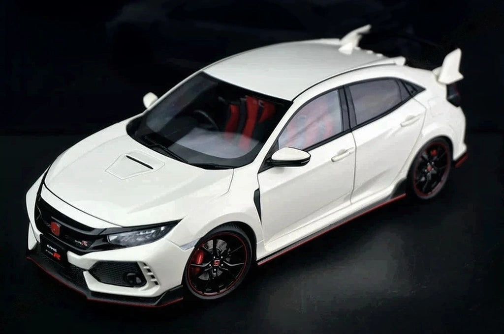 AutoArt Honda 2017 Civic Type-R FK8 White First Release 1:18 – Collectible Diecast Model Die-Cast