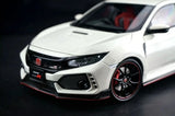 AutoArt Honda 2017 Civic Type-R FK8 White First Release 1:18 – Collectible Diecast Model Die-Cast