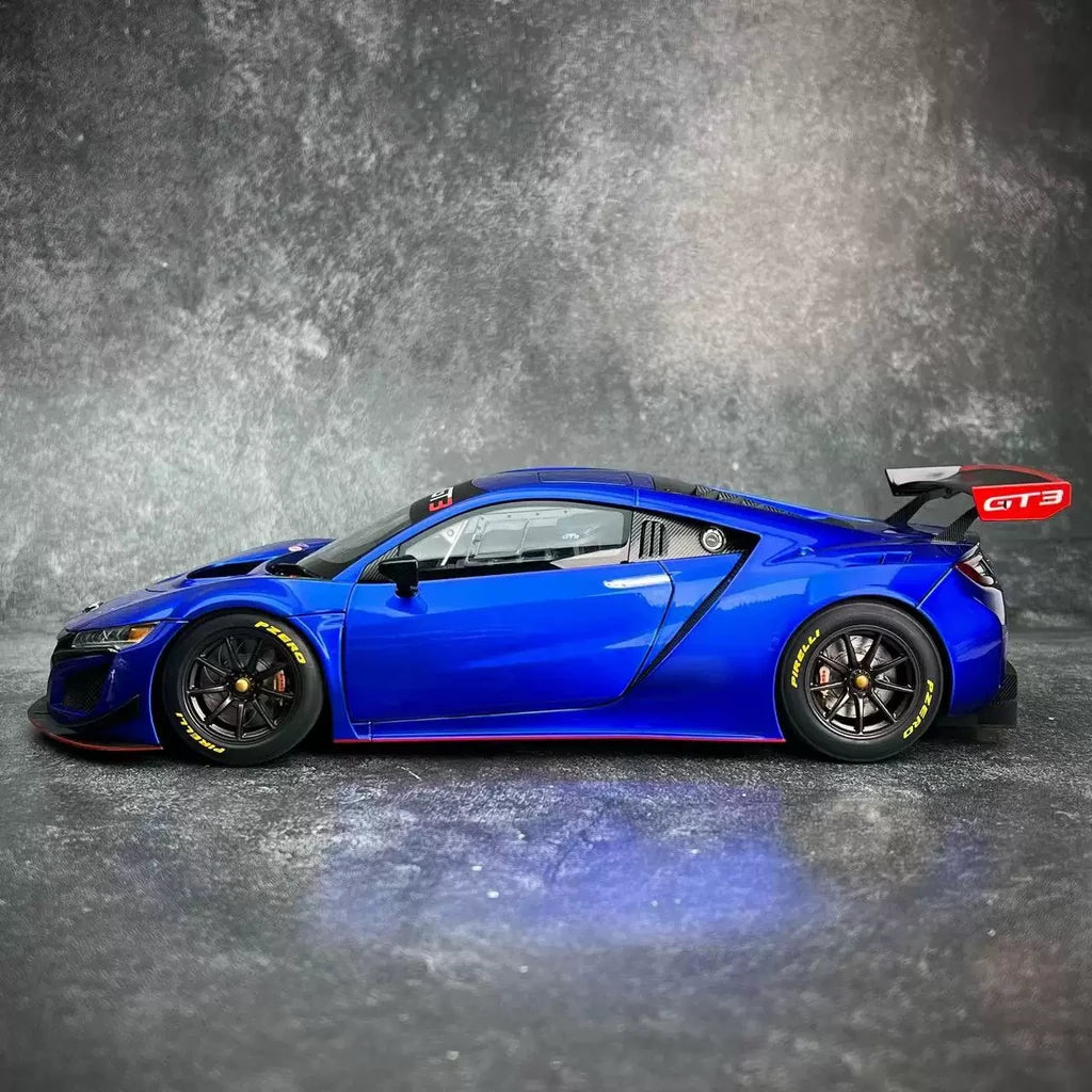 AutoArt Honda 2018 NSX GT3 Blue 1:18 – Collectible Diecast Model Die-Cast