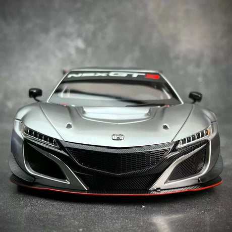 AutoArt Honda 2018 NSX GT3 Silver 1:18 – Keräilyesineitä valuvalumallina