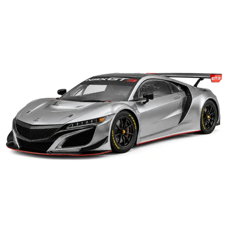 AutoArt Honda 2018 NSX GT3 Silver 1:18 – Keräilyesineitä valuvalumallina