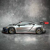 AutoArt Honda 2018 NSX GT3 Silber 1:18 – Sammelobjekte aus Druckguss