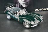 AutoArt Jaguar 1957 XK-SS Steve McQueen 1:18 – samlarobjekt gjuten modell gjutet