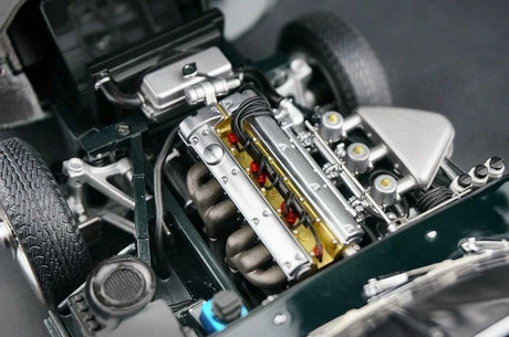AutoArt Jaguar 1961 E-Type Roadster grön 1:18 – pressgjuten samlarmodell