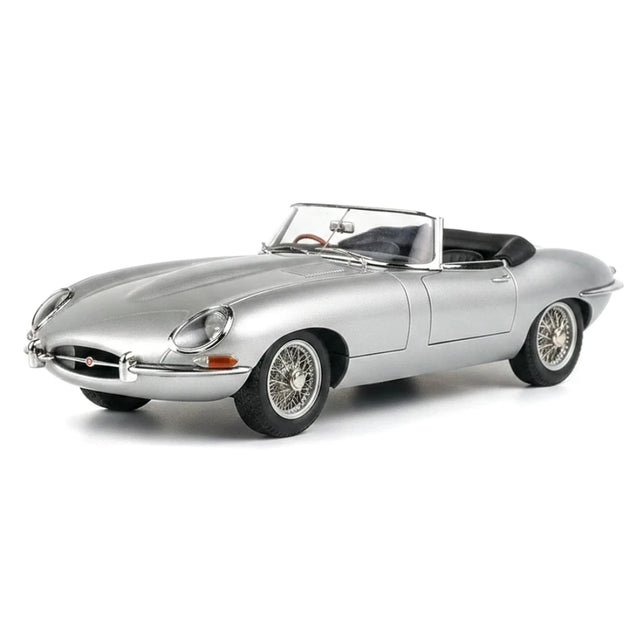 AutoArt Jaguar 1961 E-Type Roadster Silver 1:18 – Collectible Diecast Model Die-Cast