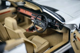 AutoArt Jaguar 1988 XJ-S Convertible vit 1:18 – pressgjuten samlarmodell