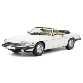 AutoArt Jaguar 1988 XJ-S Convertible vit 1:18 – pressgjuten samlarmodell