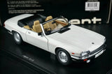 AutoArt Jaguar 1988 XJ-S Convertible vit 1:18 – pressgjuten samlarmodell