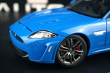 AutoArt Jaguar 2011 XKR-S Blå 1:18 – samlarobjekt i gjutet metallgjutning