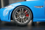 AutoArt Jaguar 2011 XKR-S Blå 1:18 – samlarobjekt i gjutet metallgjutning