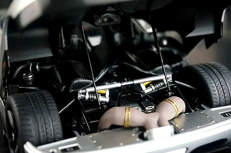 AutoArt Koenigsegg 2015 Agera RS سيلفر 1:18 – نموذج معدني قابل للجمع مصبوب، مصبوب.
