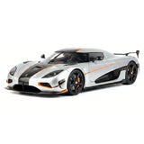 AutoArt Koenigsegg 2015 Agera RS سيلفر 1:18 – نموذج معدني قابل للجمع مصبوب، مصبوب.