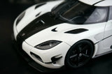 AutoArt Koenigsegg 2015 Agera RS وايت 1:18 – نموذج معدني قابل للجمع من القالب المصبوب