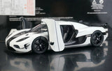 AutoArt Koenigsegg 2015 Agera RS وايت 1:18 – نموذج معدني قابل للجمع من القالب المصبوب