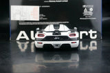 AutoArt Koenigsegg 2015 Agera RS وايت 1:18 – نموذج معدني قابل للجمع من القالب المصبوب