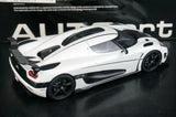 AutoArt Koenigsegg 2015 Agera RS وايت 1:18 – نموذج معدني قابل للجمع من القالب المصبوب