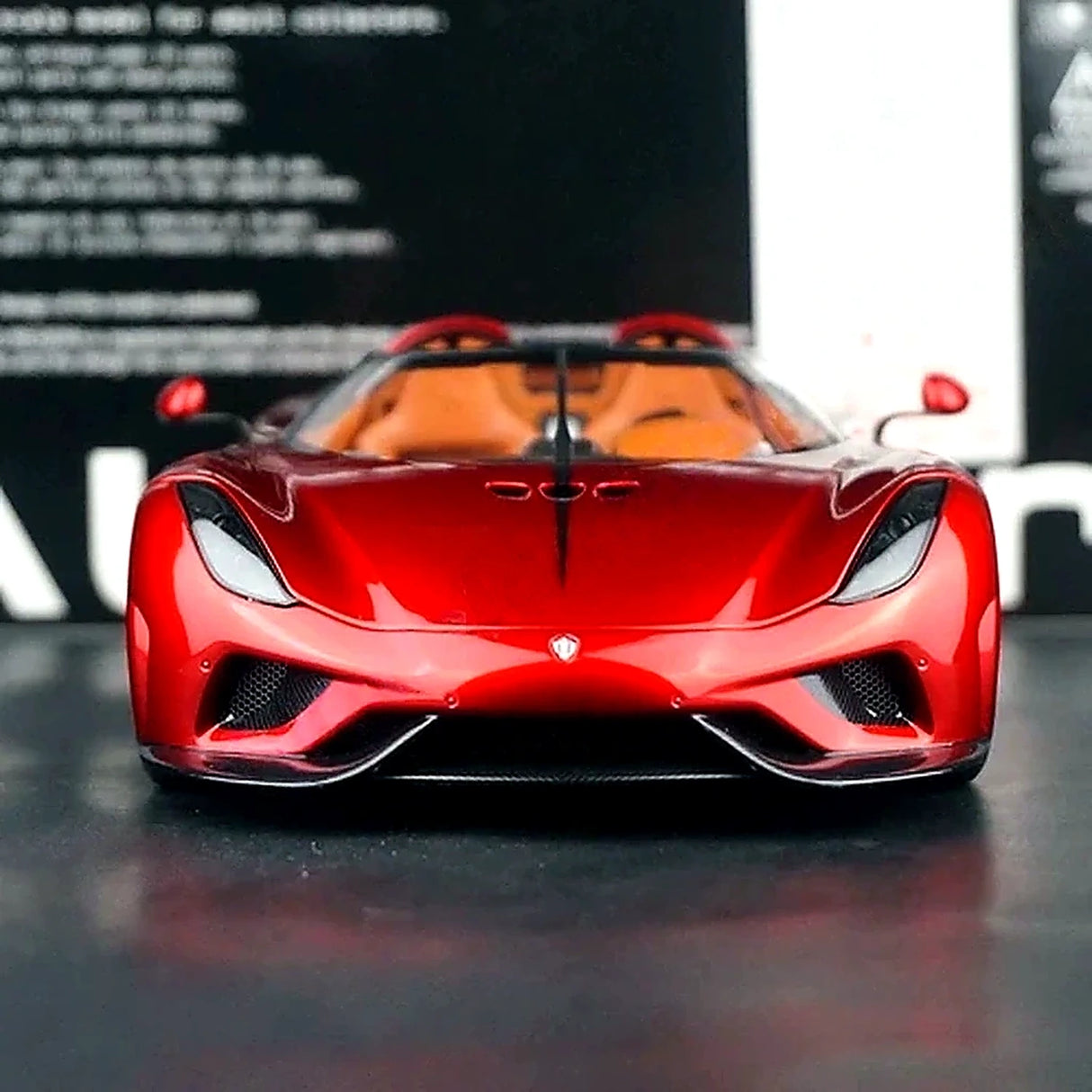 AutoArt Koenigsegg 2016 Regera Burgundy 1:18 – Modello da collezione pressofuso