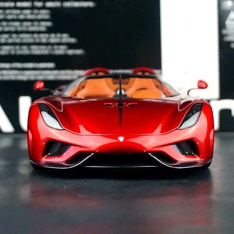 AutoArt Koenigsegg 2016 ريجيرا بورغوندي 1:18 – نموذج معدني قابل للجمع مصبوب، مصبوب.