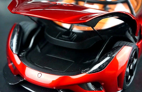 AutoArt Koenigsegg 2016 ريجيرا بورغوندي 1:18 – نموذج معدني قابل للجمع مصبوب، مصبوب.