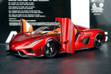 AutoArt Koenigsegg 2016 Regera Burgundy 1:18 – Modello da collezione pressofuso