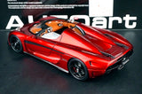 AutoArt Koenigsegg 2016 Regera Burgundy 1:18 – Modello da collezione pressofuso