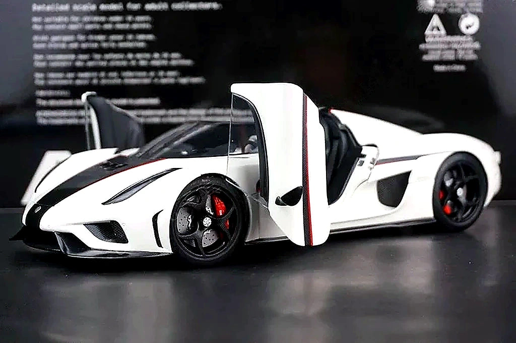 AutoArt Koenigsegg 2016 Regera White 1:18 – Keräilymallinen valuvalumalli