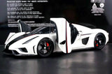 AutoArt Koenigsegg 2016 Regera White 1:18 – Keräilymallinen valuvalumalli