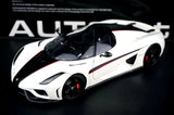 AutoArt Koenigsegg 2016 Regera White 1:18 – Keräilymallinen valuvalumalli