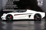 AutoArt Koenigsegg 2016 Regera White 1:18 – Keräilymallinen valuvalumalli