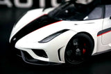AutoArt Koenigsegg 2016 Regera White 1:18 – Keräilymallinen valuvalumalli