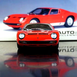 AutoArt Lamborghini 1971 Miura SV Red 1:18 – Collectible Diecast Model Die-Cast