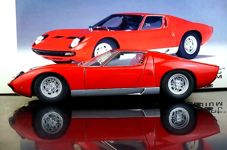 AutoArt Lamborghini 1971 Miura SV Red 1:18 – Keräilyesineet valuvalumallit