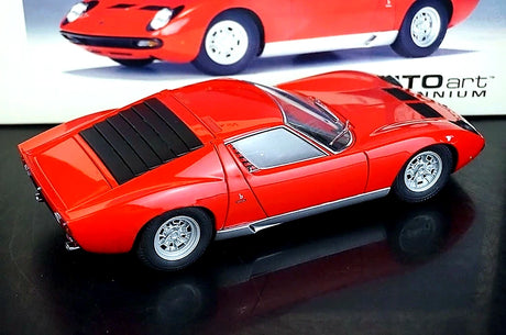 AutoArt Lamborghini 1971 Miura SV Red 1:18 – Keräilyesineet valuvalumallit