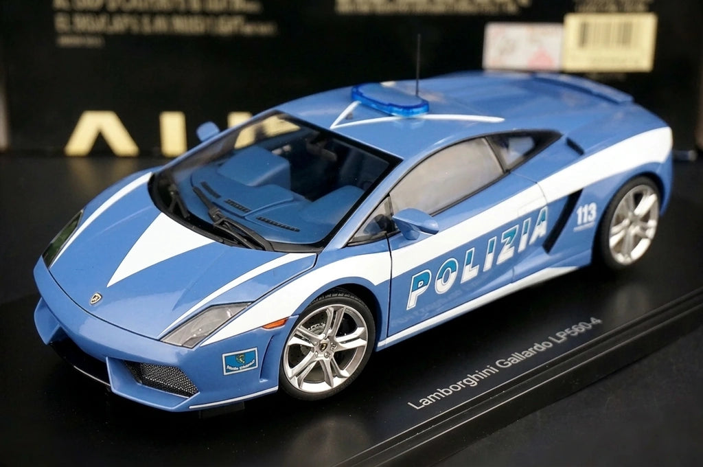 AutoArt Lamborghini 2008 Gallardo LP560-4 Polizia 1:18 – Modello da collezione in pressofuso
