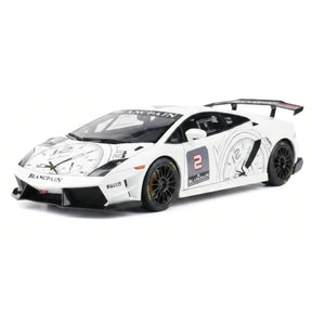 AutoArt Lamborghini 2008 Gallardo LP560-4 وايت 1:18 – نموذج معدني قابل للجمع من القالب المصبوب