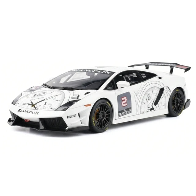 AutoArt Lamborghini 2008 Gallardo LP560-4 وايت 1:18 – نموذج معدني قابل للجمع من القالب المصبوب