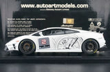 AutoArt Lamborghini 2008 Gallardo LP560-4 وايت 1:18 – نموذج معدني قابل للجمع من القالب المصبوب