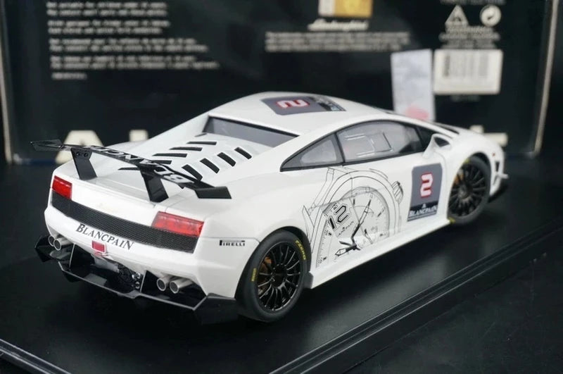 AutoArt Lamborghini 2008 Gallardo LP560-4 وايت 1:18 – نموذج معدني قابل للجمع من القالب المصبوب