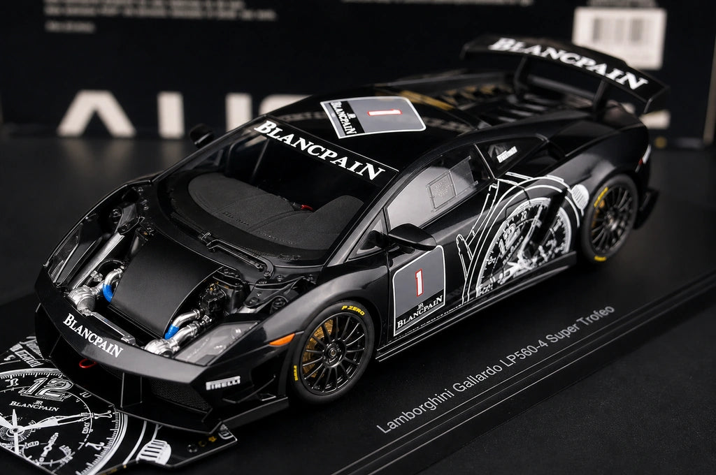 AutoArt Lamborghini 2009 Gallardo LP560-4 طلاء سوبر تروفيو بلانبان 1:18 – نموذج معدني قابل للجمع مصبوب.