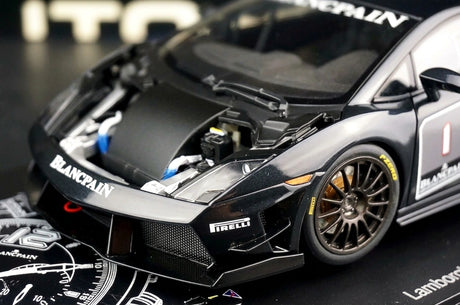 AutoArt Lamborghini 2009 Gallardo LP560-4 Super Trofeo Blancpain -väritys 1:18 – Keräilymalli valumuovi