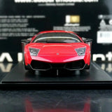 AutoArt Lamborghini 2009 مورسيلاجو LP670-4 SV تشيري ريد 1:18 – نموذج معدني قابل للجمع مصبوب.