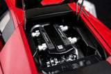 AutoArt Lamborghini 2009 مورسيلاجو LP670-4 SV تشيري ريد 1:18 – نموذج معدني قابل للجمع مصبوب.