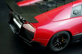 AutoArt Lamborghini 2009 مورسيلاجو LP670-4 SV تشيري ريد 1:18 – نموذج معدني قابل للجمع مصبوب.