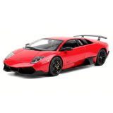 AutoArt Lamborghini 2009 مورسيلاجو LP670-4 SV تشيري ريد 1:18 – نموذج معدني قابل للجمع مصبوب.
