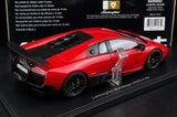 AutoArt Lamborghini 2009 مورسيلاجو LP670-4 SV تشيري ريد 1:18 – نموذج معدني قابل للجمع مصبوب.