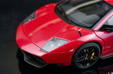 AutoArt Lamborghini 2009 مورسيلاجو LP670-4 SV تشيري ريد 1:18 – نموذج معدني قابل للجمع مصبوب.