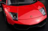 AutoArt Lamborghini 2009 مورسيلاجو LP670-4 SV تشيري ريد 1:18 – نموذج معدني قابل للجمع مصبوب.
