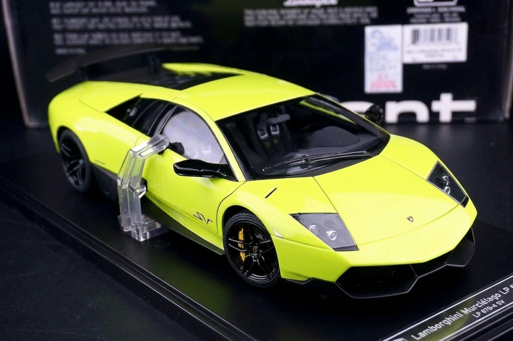 AutoArt Lamborghini 2009 Murcielago LP670-4 SV Green 1:18 – Collectible Diecast Model Die-Cast